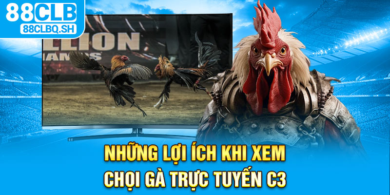 Những lợi ích khi xem chọi gà trực tuyến C3